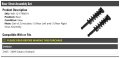 Rear Strut And Coil Spring Assembly Set Of 2 Compatible With 2005-2009 Subaru Outback