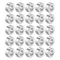 25pcs Stainless Steel Spacer 1 2 Bore X Od 7 16 Length Screw Bushing Plain Finish Round Metal For M12 Screws Bolts And Rods 