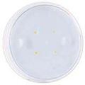 61e41 Led Whitelight Dome Light With Male Pin 4 In 12v For Trucks 