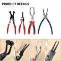 Anxingo 4pcs Fuel Line Pliers Set Hose Removal Plier Fuel Filter Caliper Hose Pipe Clamp Clip Grip For Auto Maintenance With