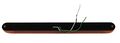 Pair Amber 17 In Sealed Led Waterproof Submersible Turn Signal Tail Clearance Marker Identification Light Bars For Truck And 