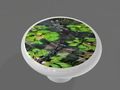 Dragonflies And Water Lilies Decorative High Gloss Ceramic Drawer Knob 