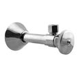 Westbrass D1112 Polished Nickel Angle Stop 1 2 In Copper Sweat X 3 8 Od Comp 