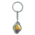 Graphics More Scooby Doo Daphne Character Keychain Spinning Round Chrome Plated Metal