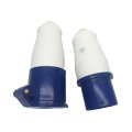 Comok Blue 16a 220-250 Volt 2p E Zz-013 Waterproof Wire Plug Male Female Industrial Electrical Circular Connector To Iec309-2 