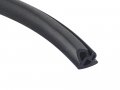 Black Rubber Seals Pair Roof Rail Weatherstrip 1970-71 Torino Montego Cyclone 1970 Fairlane D0oz-6551222-3