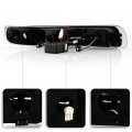 Acanii For 2000-2006 Chevy Suburban Tahoe 99-02 Silverado Chrome Housing Led Parking Turn Singal Lamps Bumper Lights