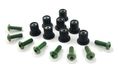 Puig 0957v Green Windscreen Screw Kit With Well Nut 