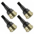 Caltric Upper And Lower Ball Joint Set Compatible With Polaris Outlaw 525 2007-2011 4-ball Joints