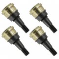 Caltric Upper And Lower Ball Joint Set Compatible With Polaris Outlaw 525 2007-2011 4-ball Joints