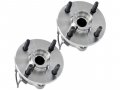 Front Wheel Bearing Hub Assembly Set Of 2-4 Lug Compatible With 2005-2010 Chevy Cobalt 2 2l 4-cylinder 4-wheel Abs Brakes