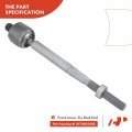 A-premium Set Of 6 Front Sway Bar Link Inner Outer Tie Rod End Compatible With Tesla Model S 2016-2021 X