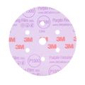 3m 30366-50pk Hookit 3 Purple Finishing Film Disc Pack Of 50