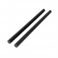 Uxcell 10pcs 200mm X 11mm Hot Melt Glue Stick Black For Electric Tool Heating Gun