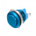 16 Mm Push Button Starter Switch Metal Round Start Spst 1no Ac 250v Blue 