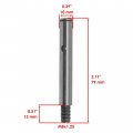 Caltric 420620175 Water Pump Shaft And Mechanical Seal Compatible With Can-am