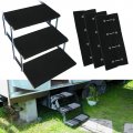 Blackhorse-racing Rv Steps Covers Rugs 3 Pack 23 Inch Wide Camper Step Stair Wrap Around Radius Carpet With Spring Hooks Black 