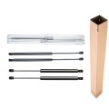 A-premium Hood And Tailgate Lift Supports Shock Struts Compatible With Hyundai Santa Fe 2007-2012 Sport Utility 4-pc Set