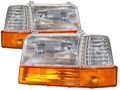 Rvlightings Rexhall Anthem 1999-2001 Rv Motorhome Left Right Headlights Signal Coner Lights 6 Piece Set