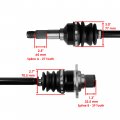 Caltric Rear Left And Right Complete Cv Joint Axles For Yamaha Rhino 700 Yxr700f 2011 2012 2013