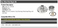 Rear Wheel Hub Repair Kit Compatible With 1992-1995 2001-2005 Bmw 325i