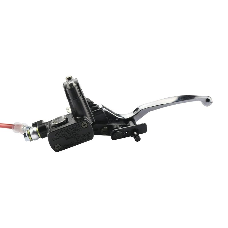 Mini Atv Hydraulic Disc Brake Kit For 50cc 110cc 125cc Kids Quad Dune Buggy Red Rear System With Master Cylinder Caliper Pads