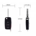 Ocpty 1 X Flip Key Entry Remote Control Fob Transmitter Replacement For Audi A4 Quattro A6 A8 Allroad Cabriolet 4d0837231p 4