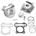 Gy6 50cc 100cc Cylinder Head Kit Assy 50mm Big Bore With 69mm Valves For 139qma 139qmb Engine Scooter Moped Atv Go Kart Quad 
