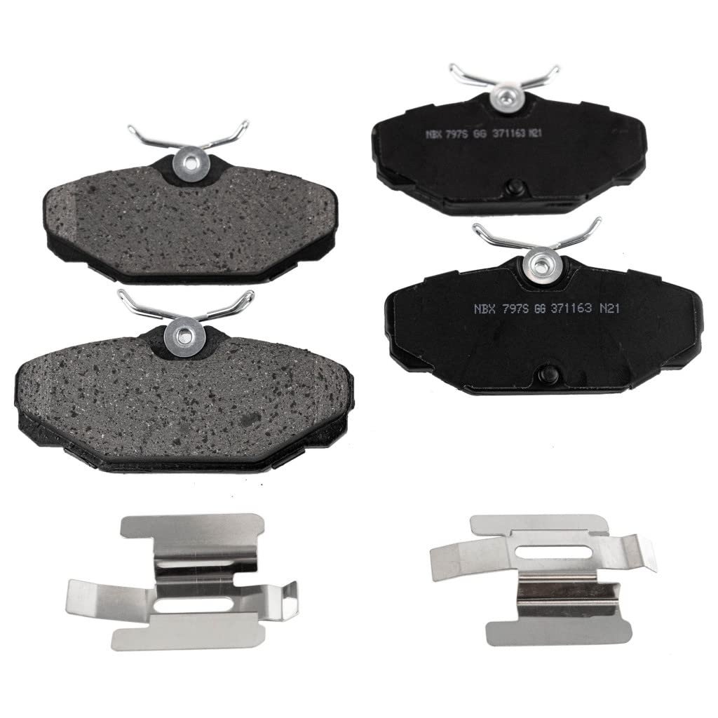 Rear Brake Pad Set For Ford Taurus 1999 To 2007 Ceramic 2 Wheel 1u2z2v200pa