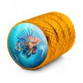Lionfish Valve Stem Caps For Tire Rim Wheel Aluminum Yellow