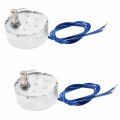 Fielect Synchronous Motor Ac 110v 15-18rpm Turntable Ccw Direction 4w Tyc-50 Horizontal Hole Shaft