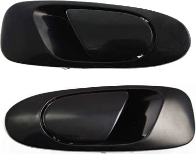Evan Fischer Exterior Door Handle Set For 1992-1995 Honda Civic Rear Driver And Passenger Side Ho1521102 Ho1520102