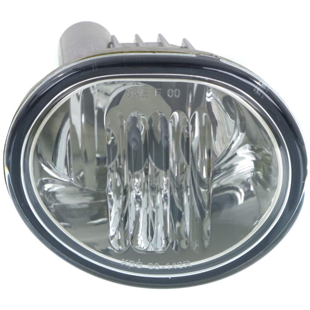 Passenger Side Front Fog Light Assembly For Toyota Matrix 2003 To 2008 Pontiac Vibe And Scion Tc Elliptical Shape Replacement