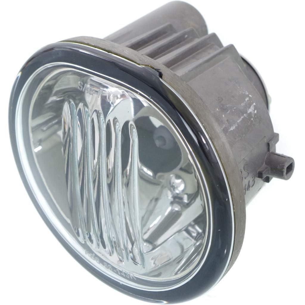Passenger Side Front Fog Light Assembly For Toyota Matrix 2003 To 2008 Pontiac Vibe And Scion Tc Elliptical Shape Replacement