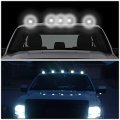 Auto Dynasty For Dodge Ram 1500 2500 3500 Be 5 X Led Cab Roof Top Lights Black Housing White