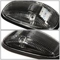 Auto Dynasty For Dodge Ram 1500 2500 3500 Be 5 X Led Cab Roof Top Lights Black Housing White