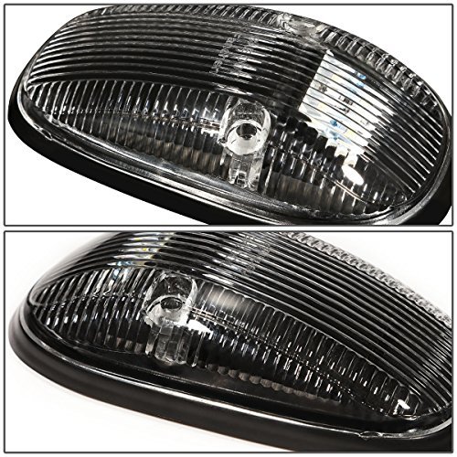 Auto Dynasty For Dodge Ram 1500 2500 3500 Be 5 X Led Cab Roof Top Lights Black Housing White