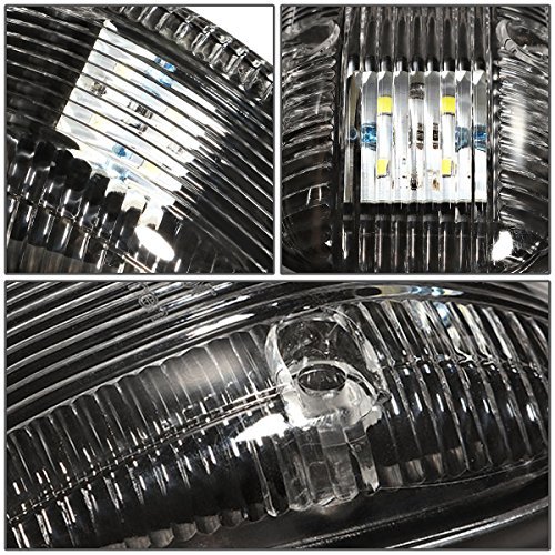 Auto Dynasty For Dodge Ram 1500 2500 3500 Be 5 X Led Cab Roof Top Lights Black Housing White