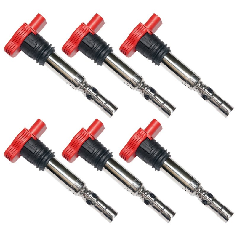 Mas Set Of 6 Ignition Coil Pack For Audi 2002 2003 2004 2005 2006 Quattro A4 A6 V6 3 0l Replacement Uf-483 C1471 Avk Bgn