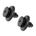 Bumper Retainers For Toyota Rav4 1998 To 23 Black Plastic Push Rivet Fasteners 0 5 In Face Diameter 0 274 Hole 59122fa010 
