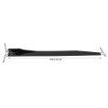 Car Body Styling Side Skirt 2pcs Splitter Lip Winglet Diffuser Universal 120cm47 2in Glossy Black