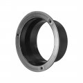 Uxcell Black Duct Connector Cone Flange Abs Plastic Air Outlet Inlet Adaptor For 3 94inch Dia Hose