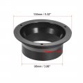 Uxcell Black Duct Connector Cone Flange Abs Plastic Air Outlet Inlet Adaptor For 3 94inch Dia Hose