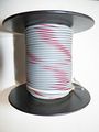 Gray Red Striped 18 Ga Awg 100 Spool For Automotive Truck Motorcycle Rv General Purpose Gxl Copper Wire 94 O D Abrasion 