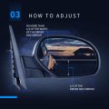 Aintier Side View Mirror Compatible With 2007-2013 For Chevy Silverado 1500 Power Folding Heated Turn Signal Memory Puddle Lamp