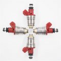 Gxywady 4 X Fuel Injectors 16600-86g00 Replacement For Nissan D21 1990-1994 Pickup 1995 2 4l 1660086g00