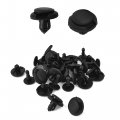 Uxcell 20 Pcs Plastic Rivets Fastener Fender Push Pin Clips 7mm For Truck