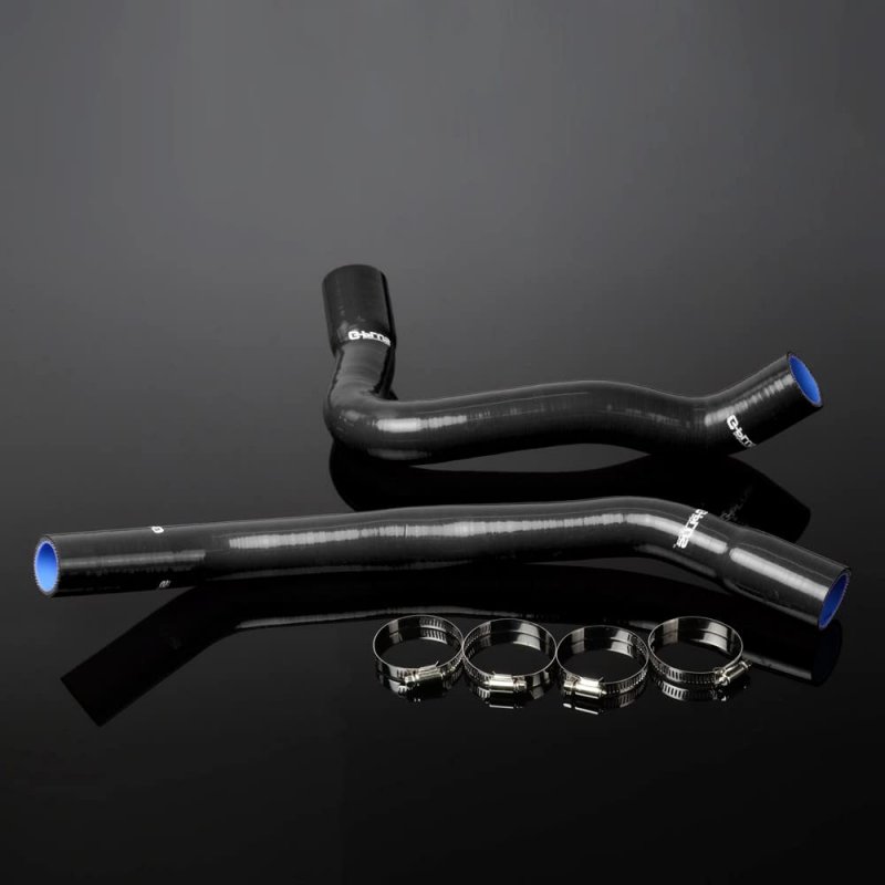 Coolant Silicone Radiator Hose Kit For 1982-1992 Camaro Firebird Trans Am V8 Black