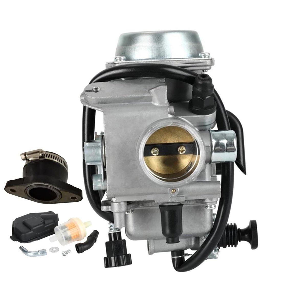 Carburetor And Intake Manifold Boot For Honda Big Red 250 Atc250es Atc250sx 1985 Atv Quad Replaces 16100-ha6-033 16100-ha8-033