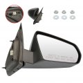 Ocpty Black Right Side Mirror Fit For 2008-2014 Dodge Avenger Textured Glass Manual Folding